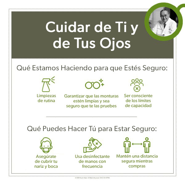 al cuidado de ti y de tus ojos