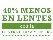 oferta de pearle vision - 40% de descuento en lentes con la compra de la montura